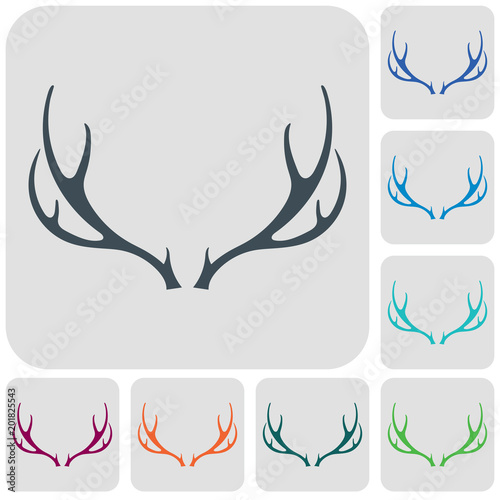 Hunting club logo icon