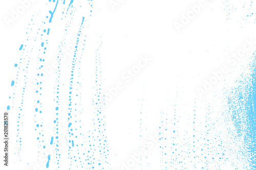 Natural soap texture. Amusing light blue foam trace background. Artistic exotic soap suds. Cleanliness, cleanness, purity concept. Vector illustration.