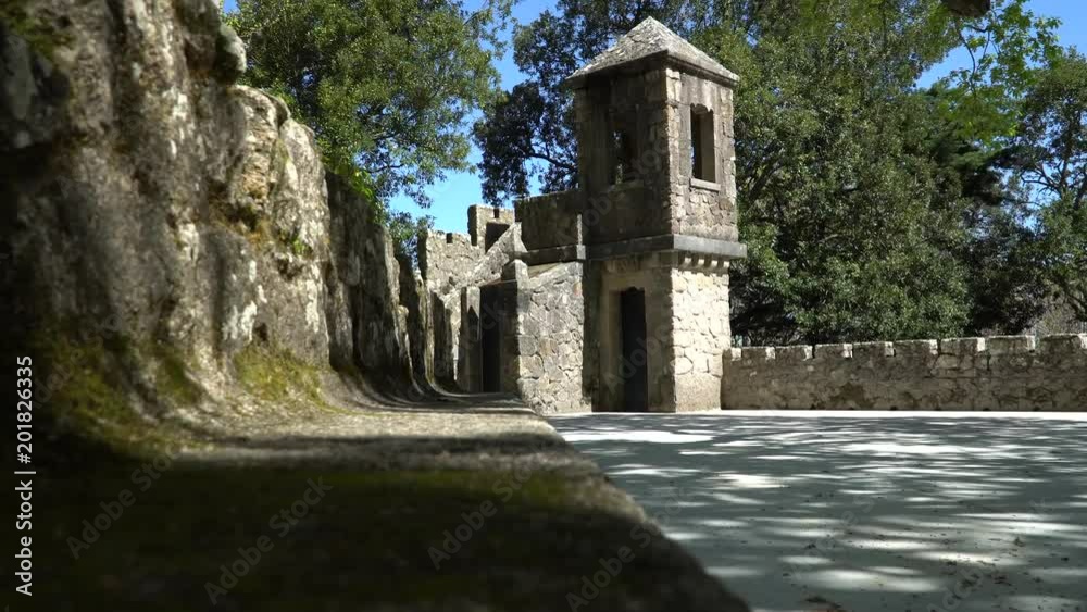 Quinta da Regaleira in Sintra, Portugal. In the palace and the park are hidden symbols related to alchemy, Masonry, the Knights Templar, and the Rosicrucians Quinta da Regaleira in Sintra, Portugal. In the palace and the park are hidden symbols related to alchemy, Masonry, the Knights Templar, and the Rosicrucians