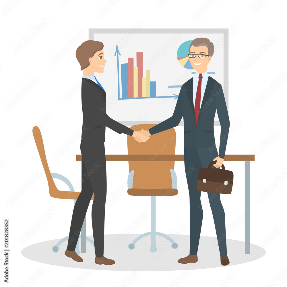 Meeting at office. Meeting at office.