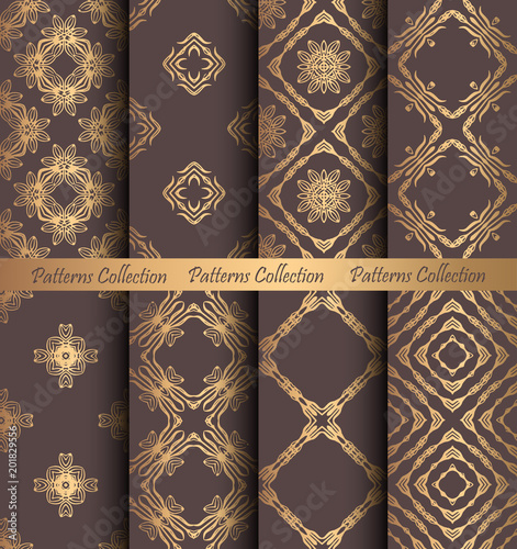 Golden Patterns Forged Vintage Design