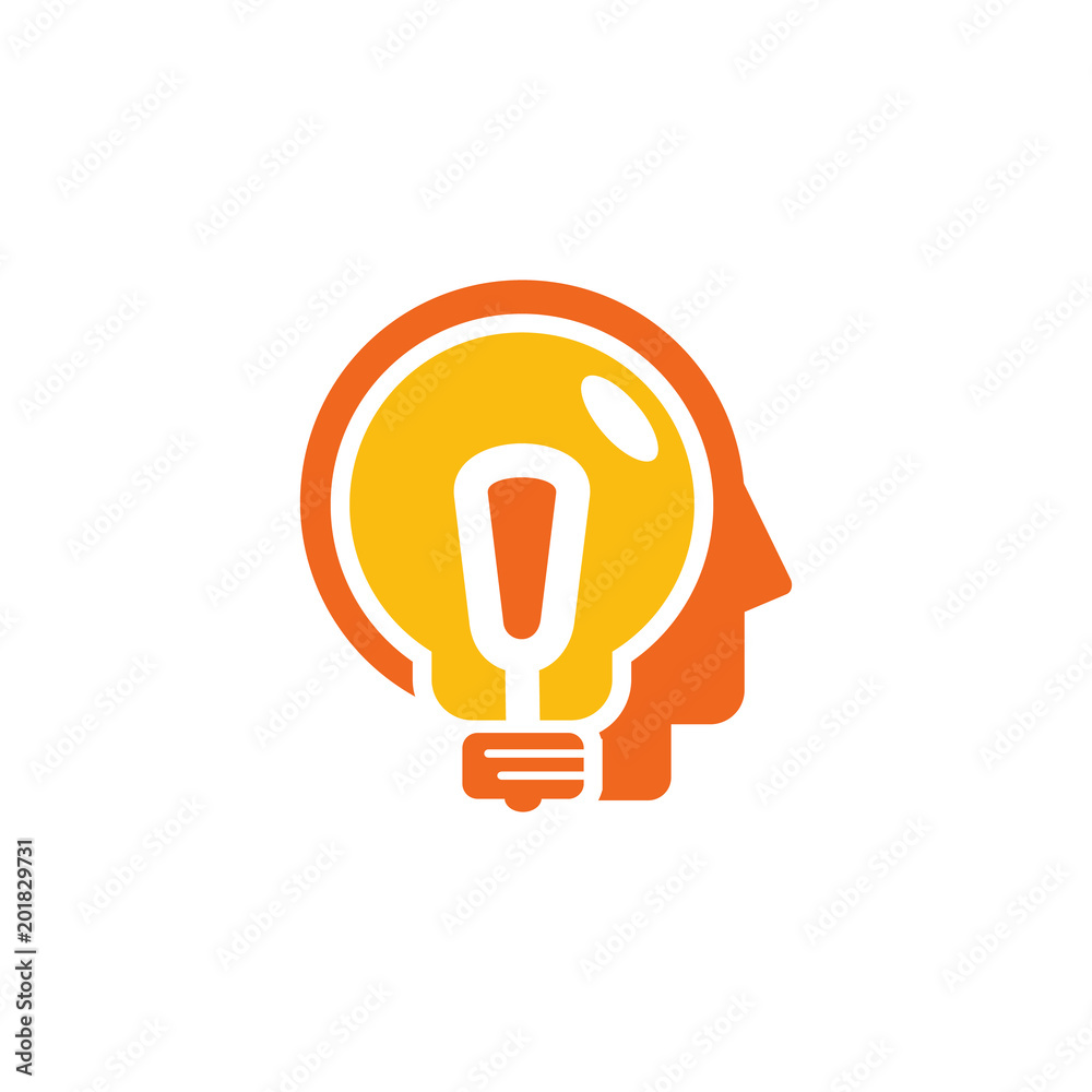 Creative Head Logo Icon Design
