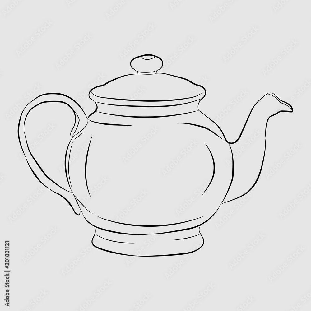 Tea Parties and Teapot Sketches – Leora Wenger