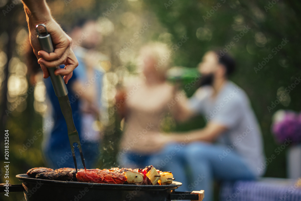 Fototapeta premium Smokey barbecue