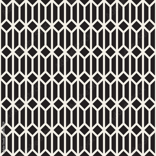 Vector seamless geometric pattern. Simple abstract lines lattice. Repeating elements stylish background