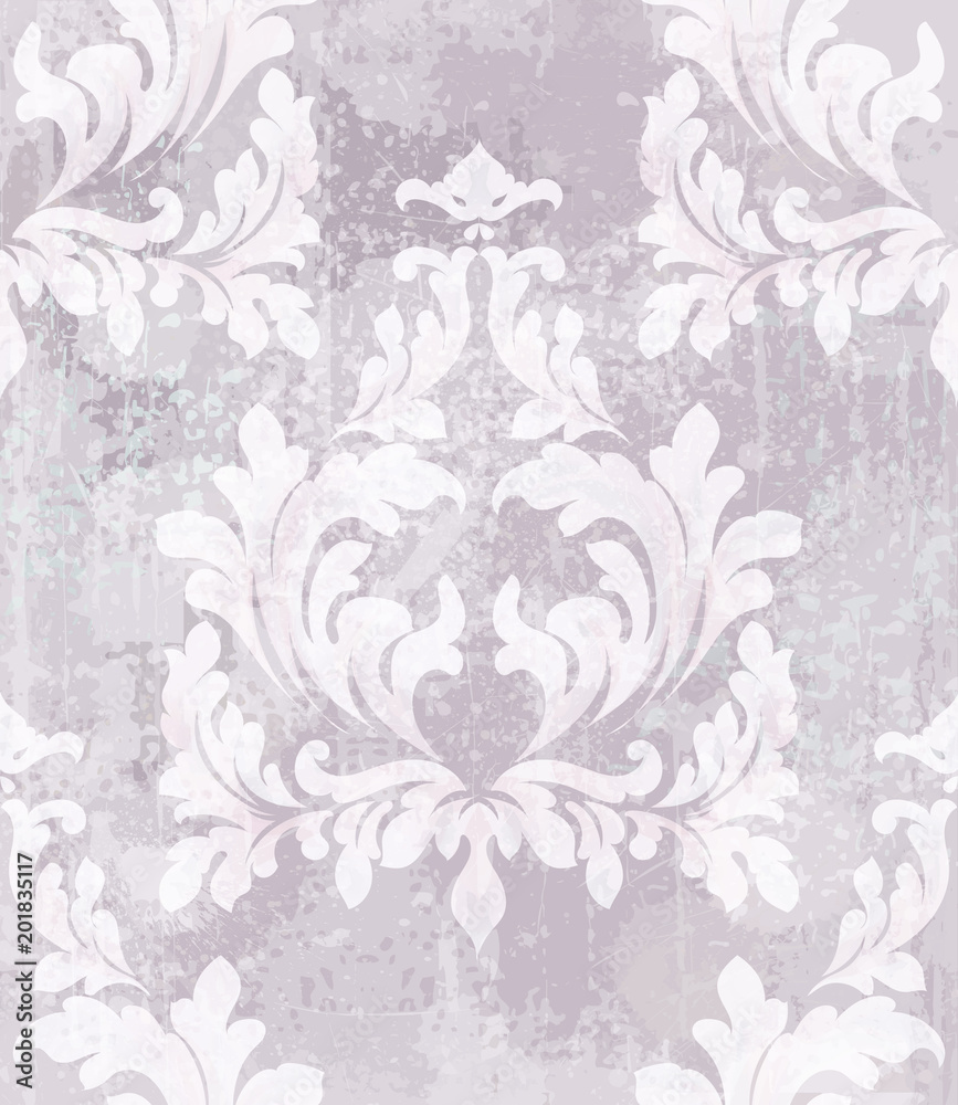 Fototapeta premium Imperial Baroque pattern background Vector. Ornamented texture luxury design. Vintage Royal textile decors
