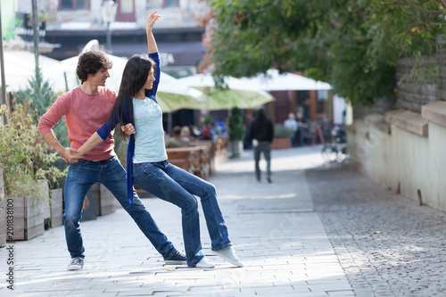 West Coast Swing dancers