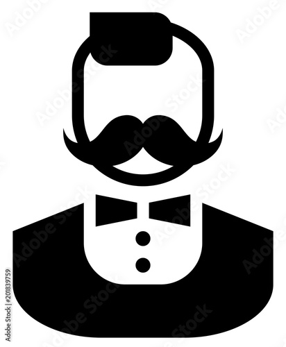 Man with moustache icon