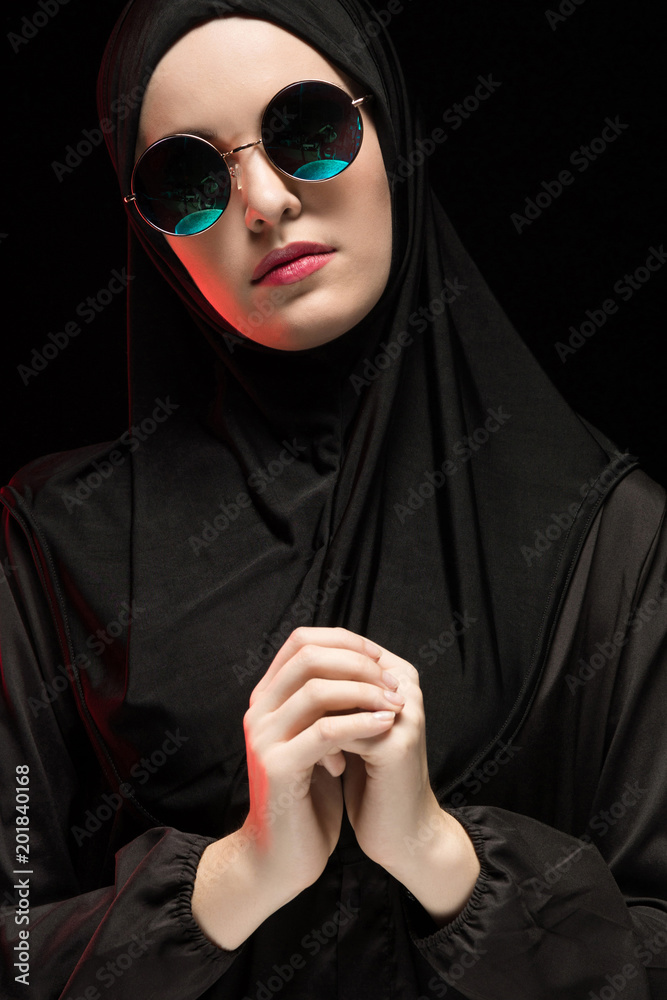 Muslim girl with sunglasses cheap