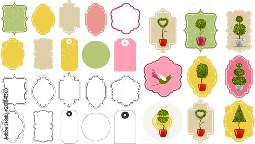 set of tag forms