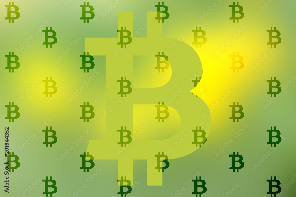 bitcoin cryptocurrency green and yellow background bitcoin cryptocurrency green and yellow background