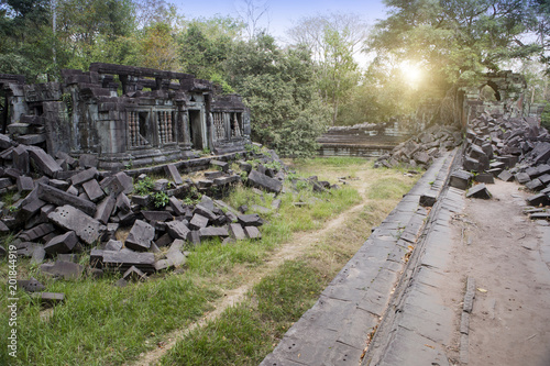 Beng Mealea temple  ruin in the Koh Ker complex  Siem Reap  Cambodia..