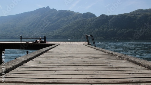 Ponton Aix les Bains Lac du Bourget