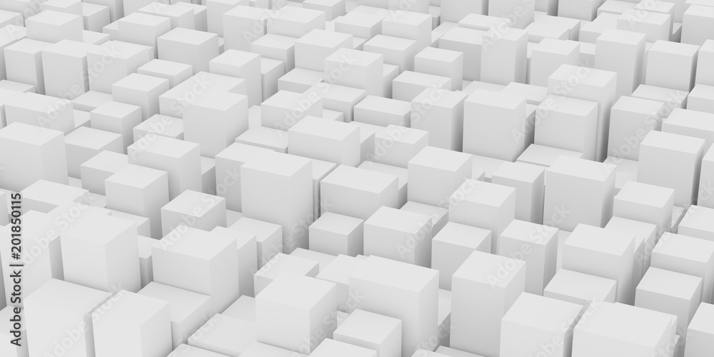 Abstract various size of white box in grid pattern,Concept of urban city planning.Architecture element . Abstract various size of white box in grid pattern,Concept of urban city planning.Architecture element .