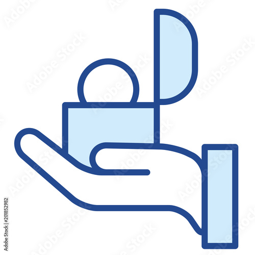 Heiratsantrag Vector Icon