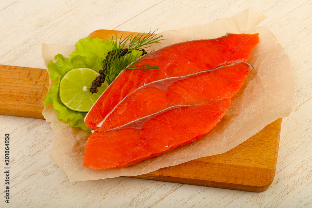 Salted salmon