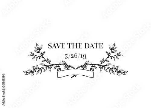 Sign save the date