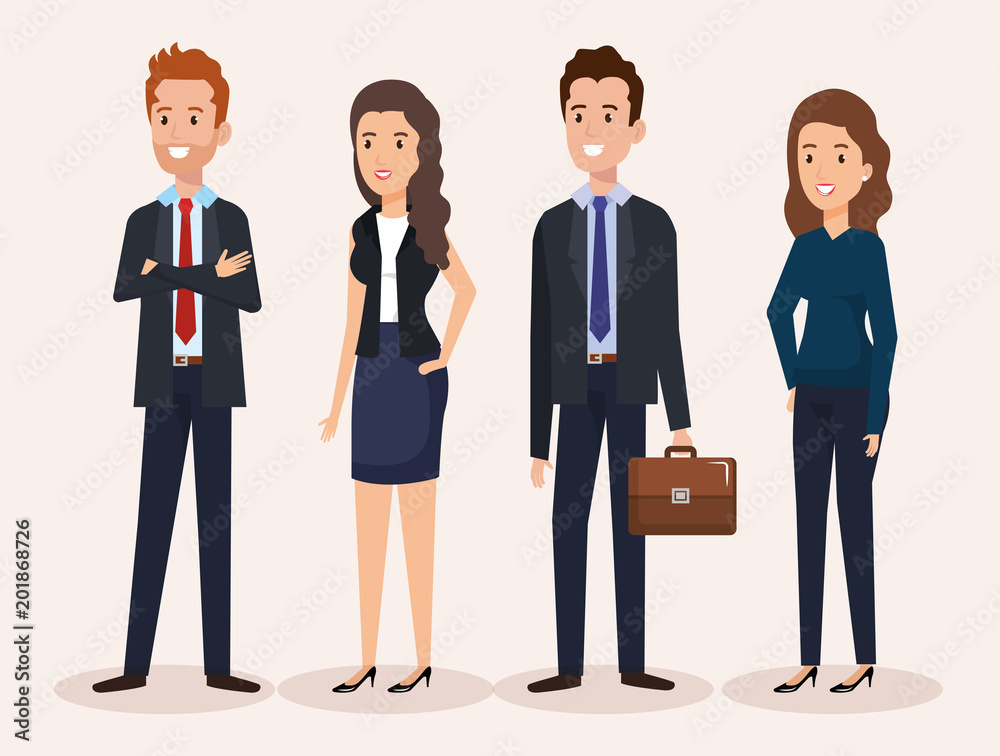 business people group avatars characters vector illustration design business people group avatars characters vector illustration design