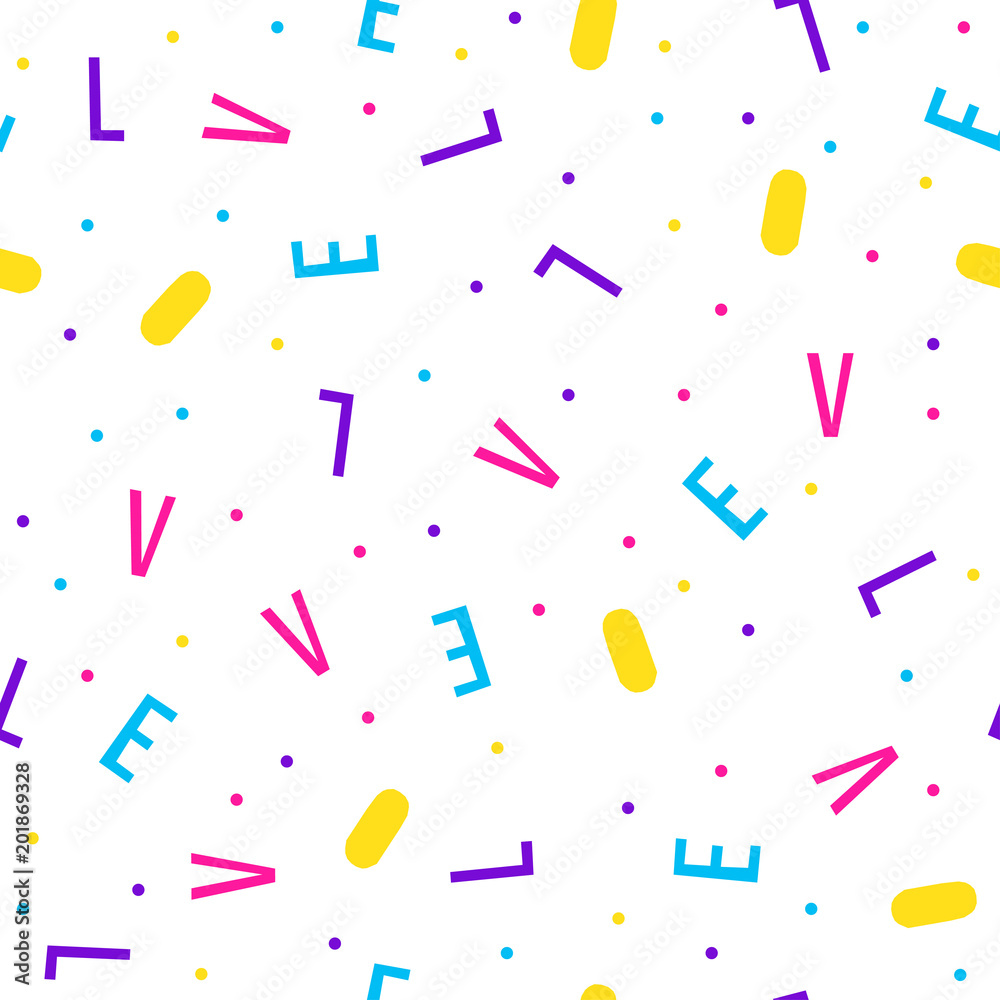 Abstract seamless background. Modern futuristic swatch pattern for birthday card, party invitation, wallpaper, holiday wrapping paper, shop sale poster, fabric,bag print, t shirt, workshop advertising Abstract seamless background. Modern futuristic swatch pattern for birthday card, party invitation, wallpaper, holiday wrapping paper, shop sale poster, fabric,bag print, t shirt, workshop advertising