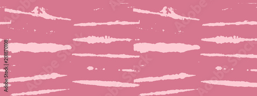 Baby Pink, Blue, Turquoise Stripes Organic Vector Seamless Geo Pattern. Fine Suit Ikat Tie Dye Wabi Sabi Traditional Winter Prints. Hand Drawn Female Fashion Design, Childrens Exotic Kimono Ornament.