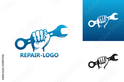 Repair Logo Template Design Vector, Emblem, Design Concept, Creative Symbol, Icon