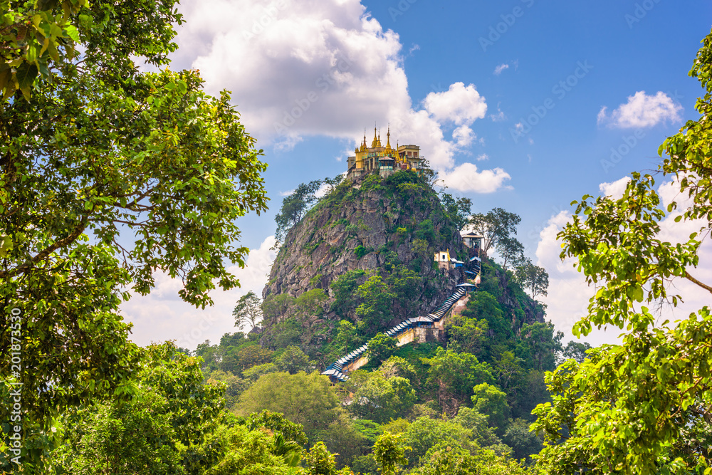 Naklejka premium Mt. Popa, Myanmar Monastery