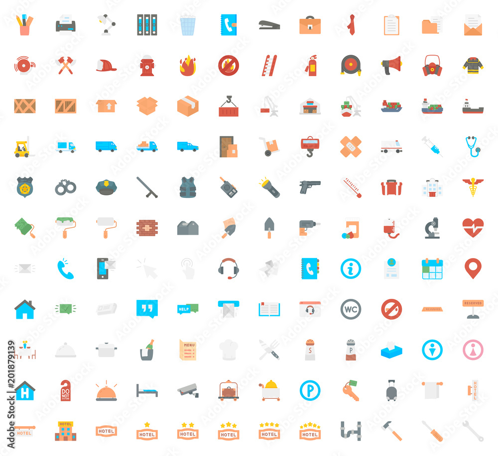 Service flat icon vector Service flat icon vector