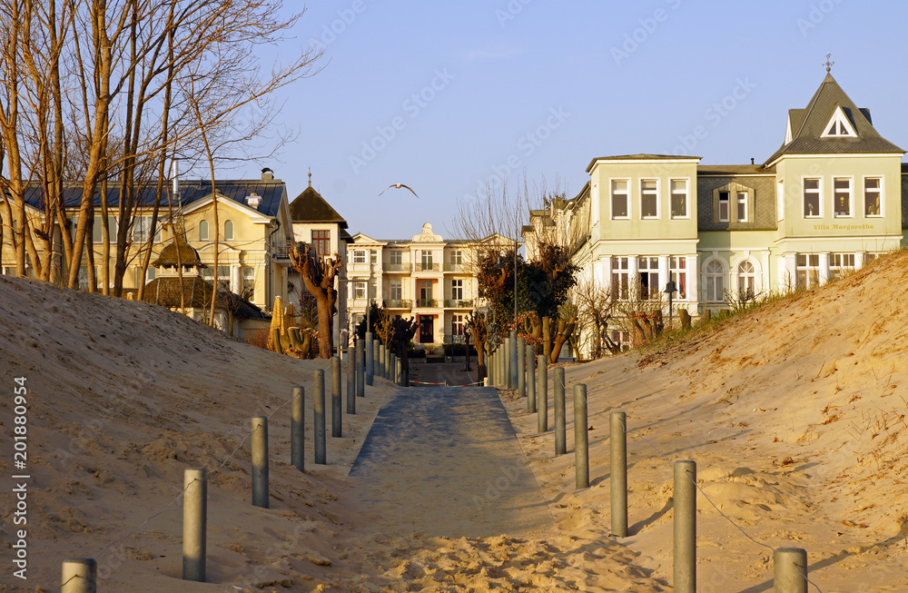 Strandaufgang in Ahlbeck - Usedom