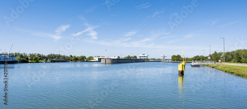 Rhine lock at Iffezheim Baden Württemberg, Germany photo