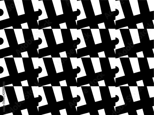 Abstract black and white background
