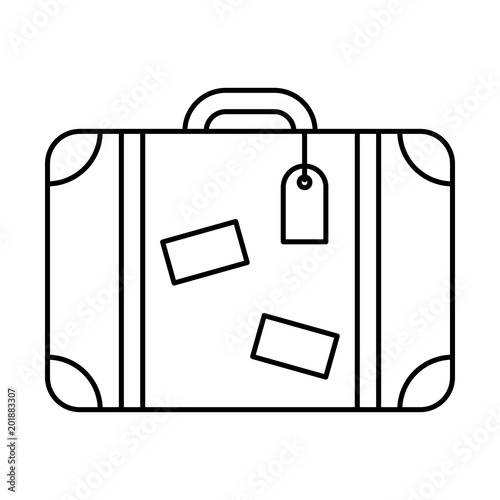 Line icon suitcase