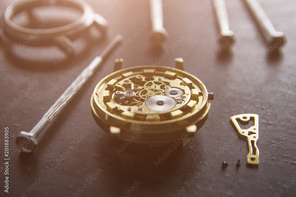 Watchmaker's workshop, watch repair Watchmaker's workshop, watch repair