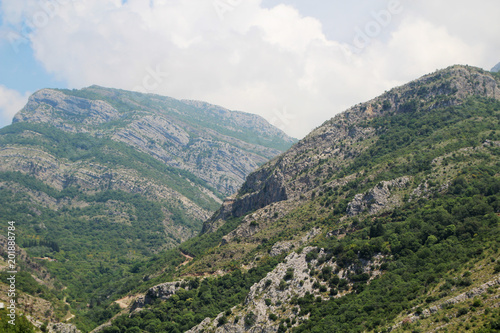 Mountains around Old Bar town, Montenegro