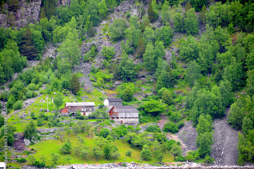 Fjord of geirangerfjord,