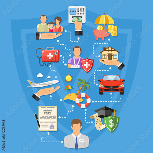 Insurance Services Infographics