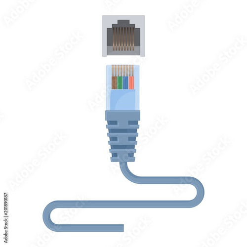 Special Ethernet cable composed of connector and long wire