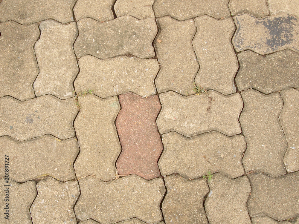 Obraz premium block brick background