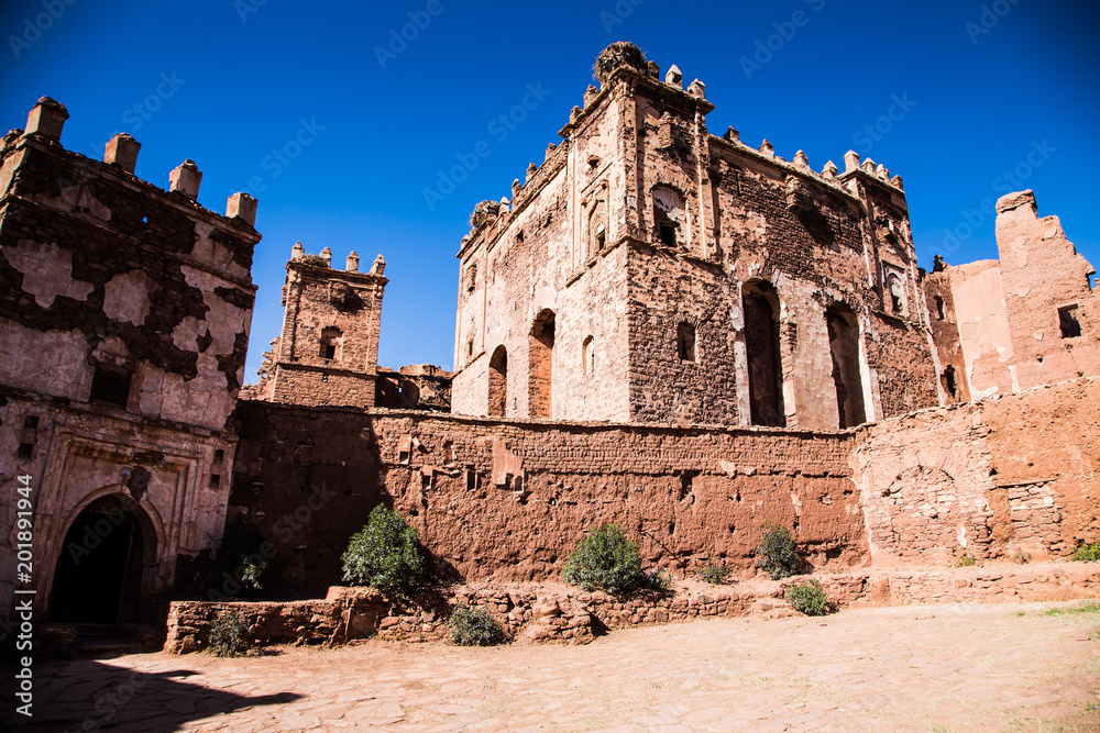 Alte historische ruinen stadt in Marokko casbah