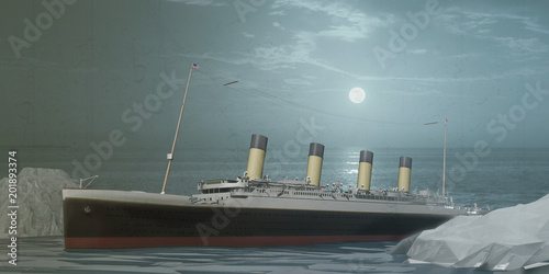 Photo Titanic Sundown 4K Sideview FX