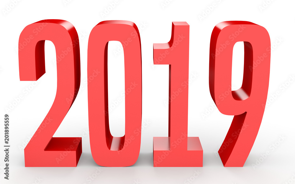 2019 New Year. Text. 2019 New Year. Text.