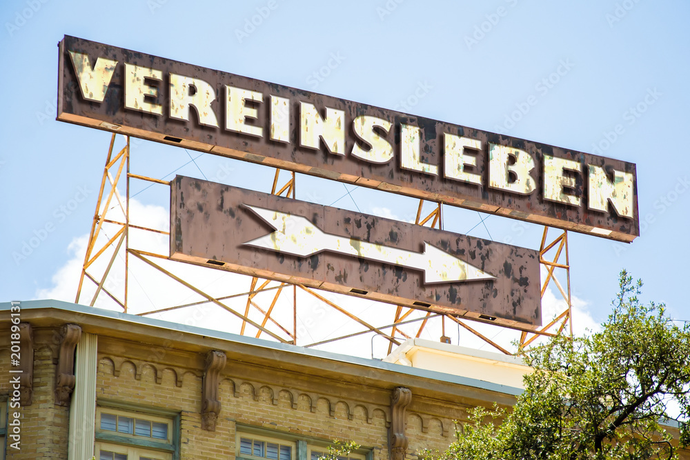 Obraz premium Schild 295 - Vereinsleben