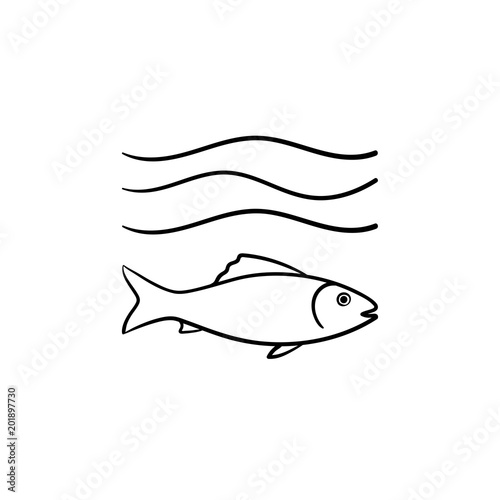 A Set of Small Fish Sprat in Different Variation of the Sketch the Color  and Silhouette  Isolated Fish Sardine Stock Vector  Illustration of  fishing design 210206042