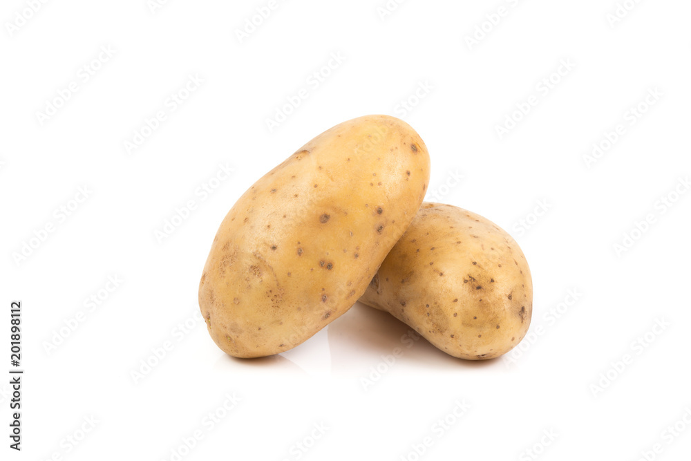 Potato isolated on white background Potato isolated on white background
