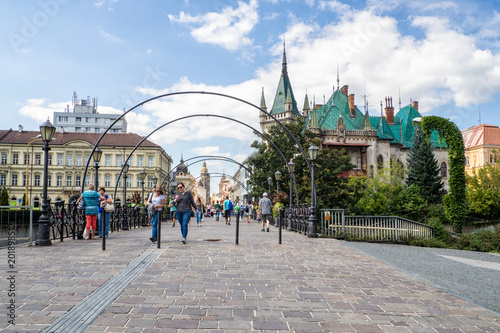Fotografie View of Jakabov Palace in the old town in Kosice, Slovakia