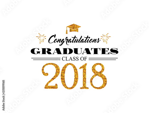 Graduation wishes overlays, lettering labels design. Template for graduation design, t-shirt, high school or college graduate, yearbook. Modern calligraphy. Vector illustration.