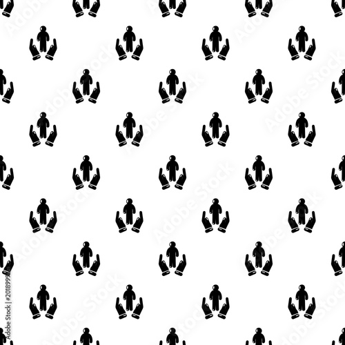 Protection life pattern vector seamless repeating for any web design
