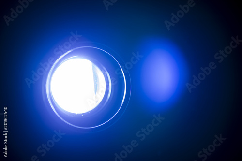 Blue light flare special ef...