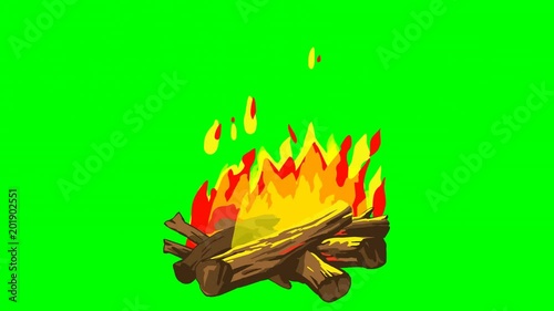 Animated fire. Original file has alpha channel. 29.97 fps
