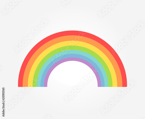 Colorful rainbow icon