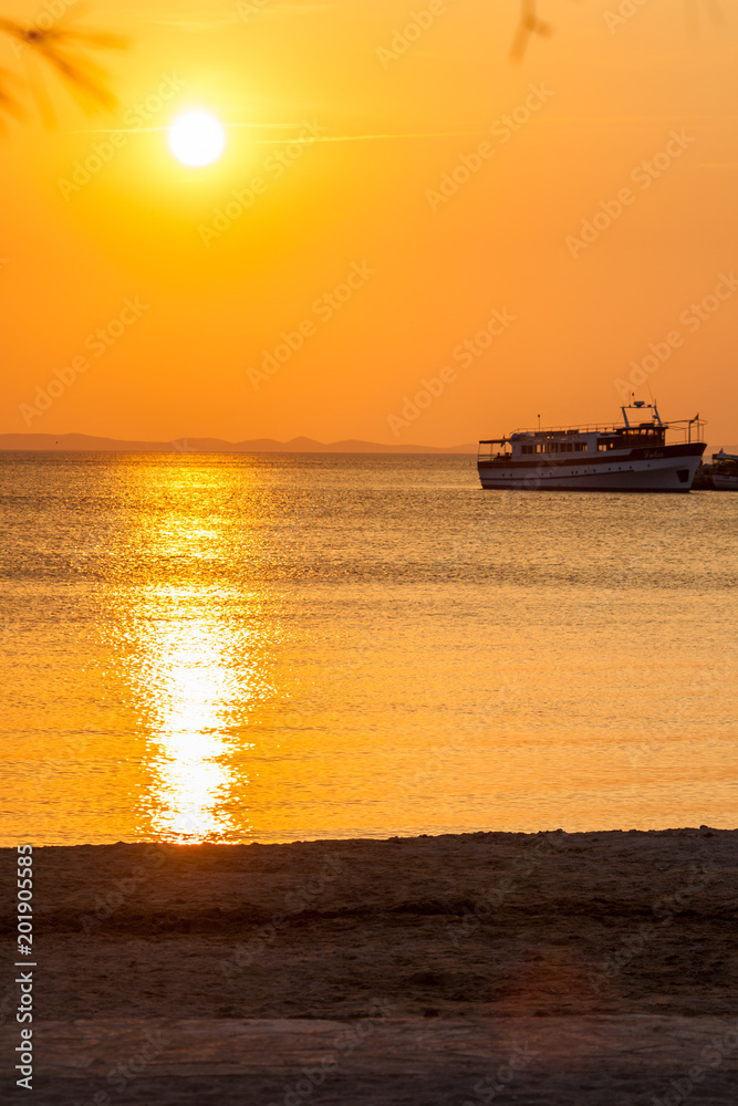 Naklejka premium Sonnenuntergang
